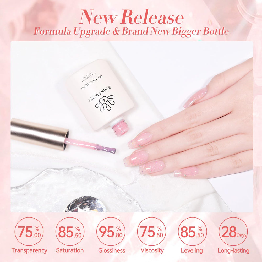 Born Pretty Gel Rosa, libre de HEMA y poco olor