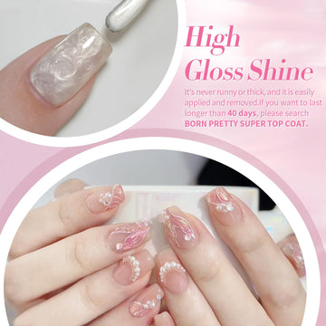 Born Pretty Gel Uñas: paquete de 6 botellas de 7 ml.