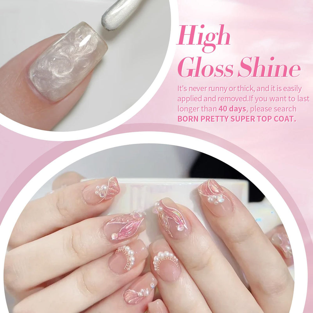 Born Pretty Gel Uñas: paquete de 6 botellas de 7 ml.