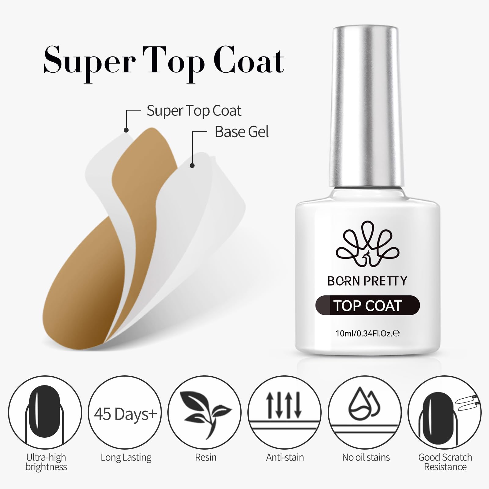 Born Pretty set 10 ml, envase compacto para uso doméstico