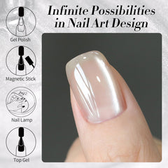Born Pretty gel magnético ojo de gato brillo cristal para uñas