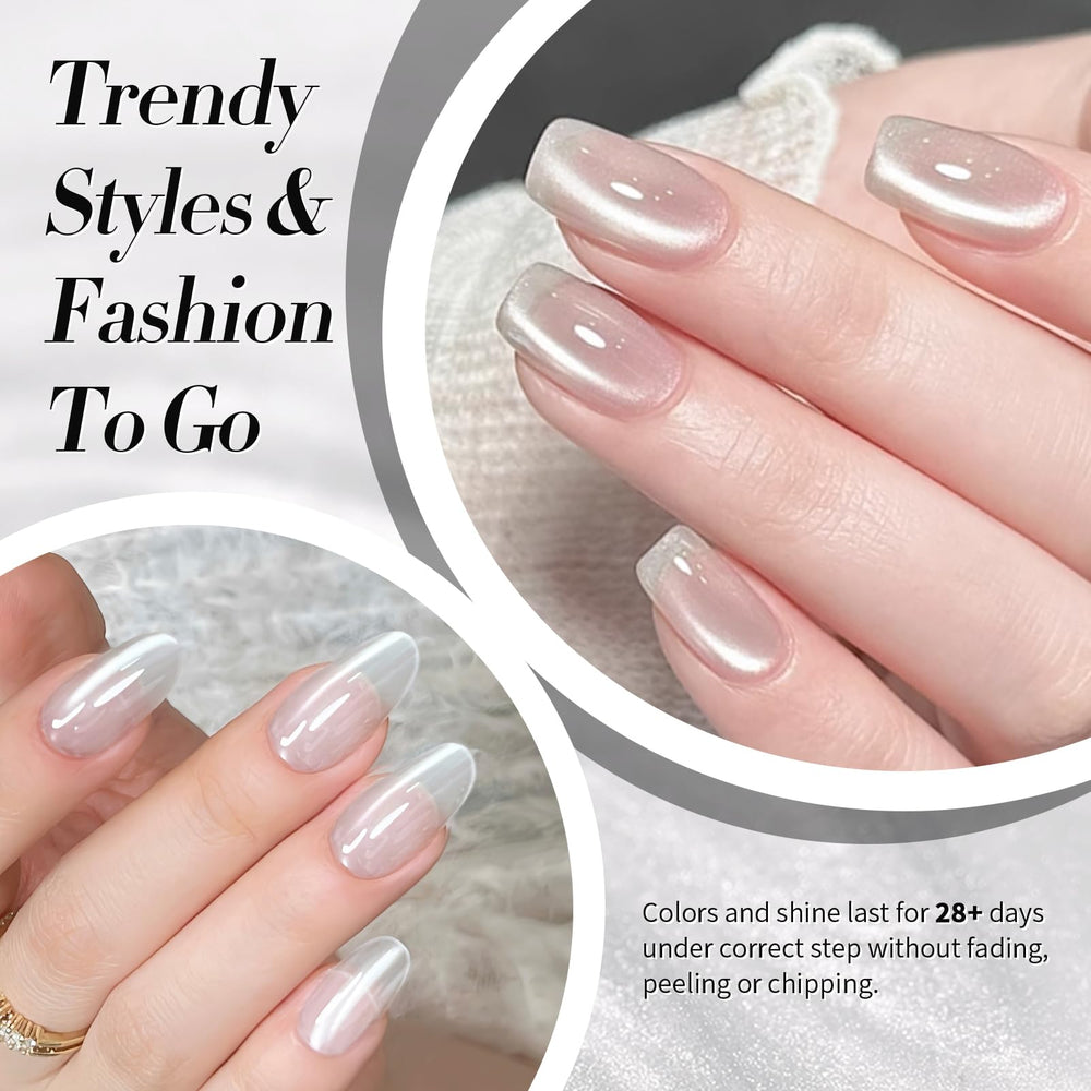 Born Pretty gel magnético ojo de gato cristal con efecto ojo de gato en uñas