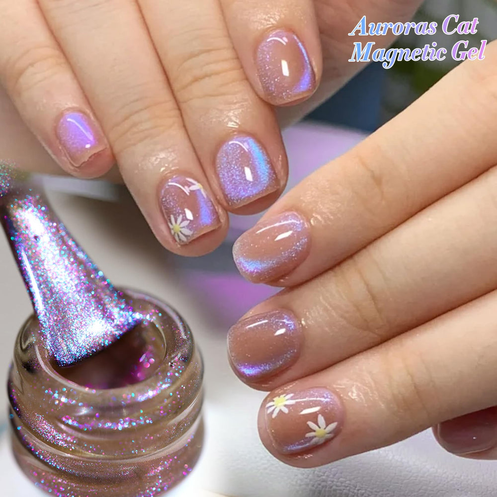 Born Pretty Gel magnético brillo intenso para manicuras llamativas