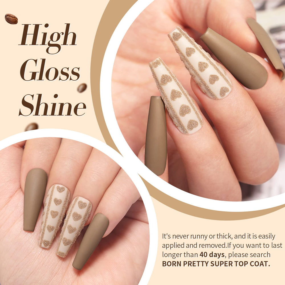 Born Pretty: base y capa superior para resultado profesional y duradero.