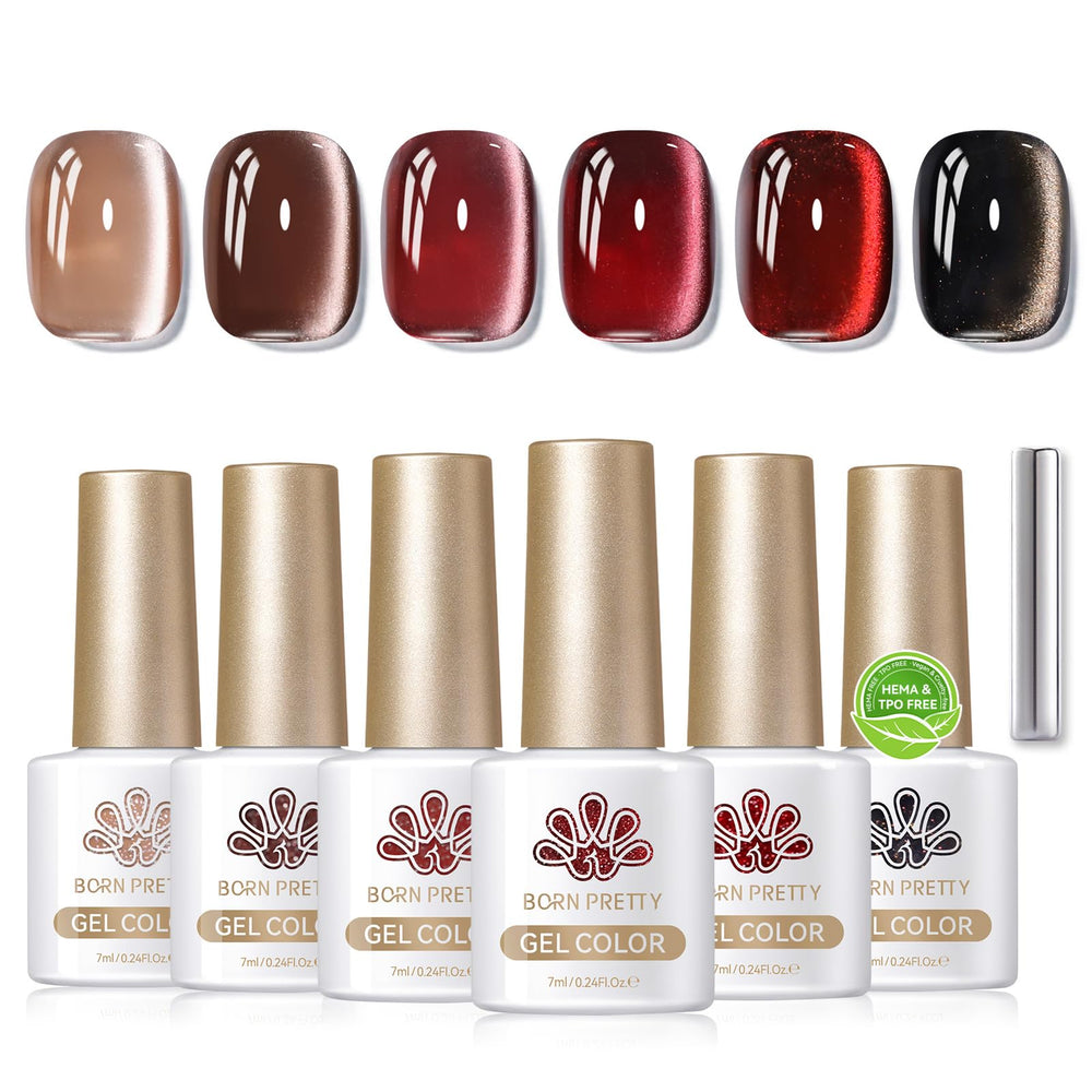 Born Pretty gel uñas: pigmentos intensos para color profundo y duradero.