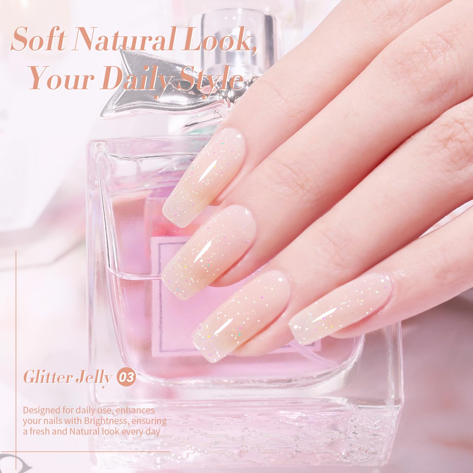 Born Pretty Jelly Gel Nail Polish acabado translúcido para capas ligeras