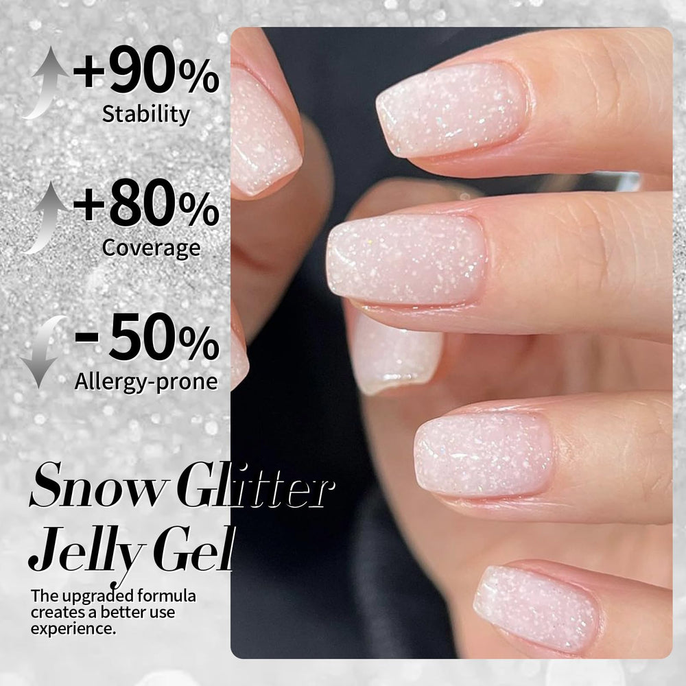 Born Pretty Jelly Gel Nail Polish easy coat layering enables customizable depth