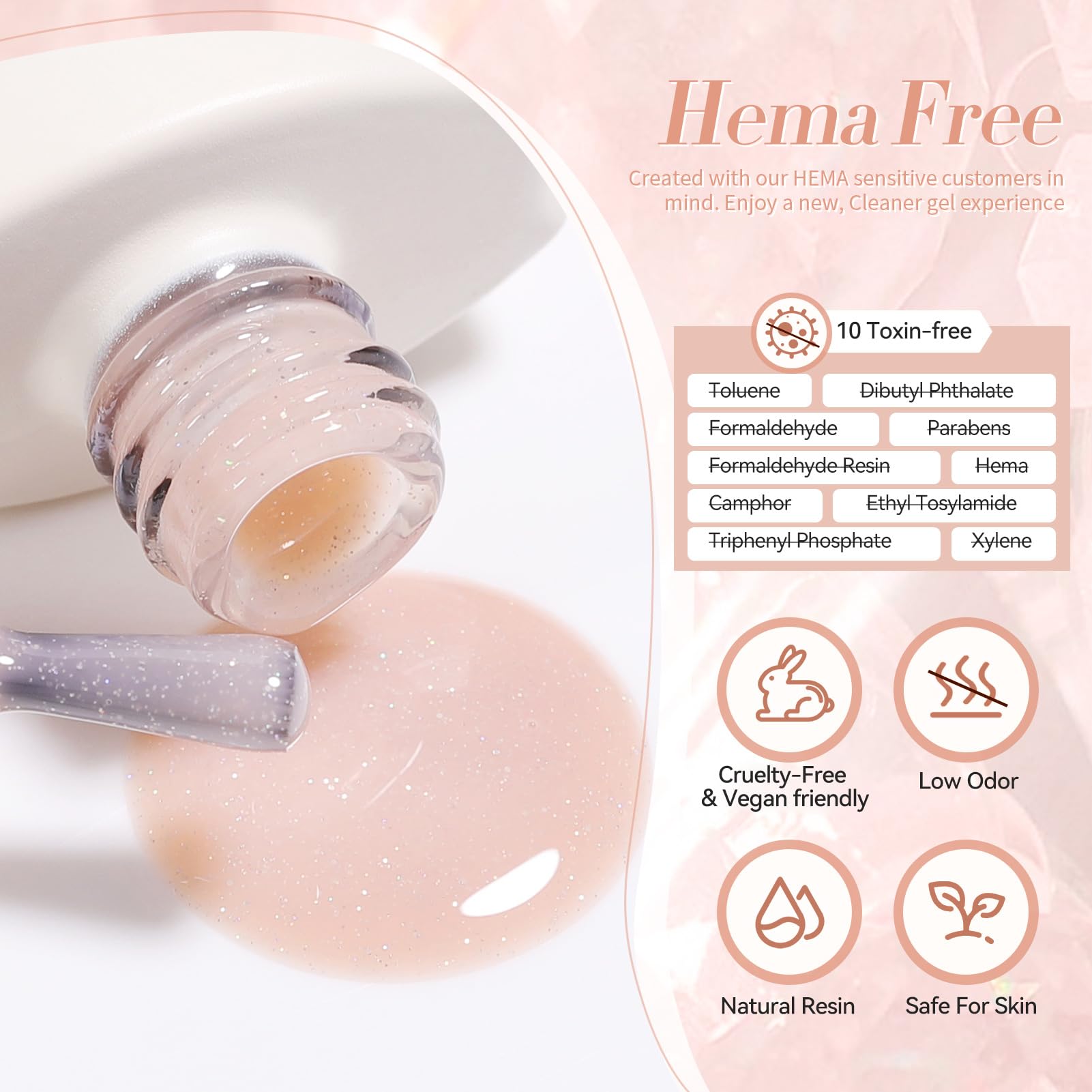 Born Pretty Jelly Gel Nail Polish ingredientes de bajo olor