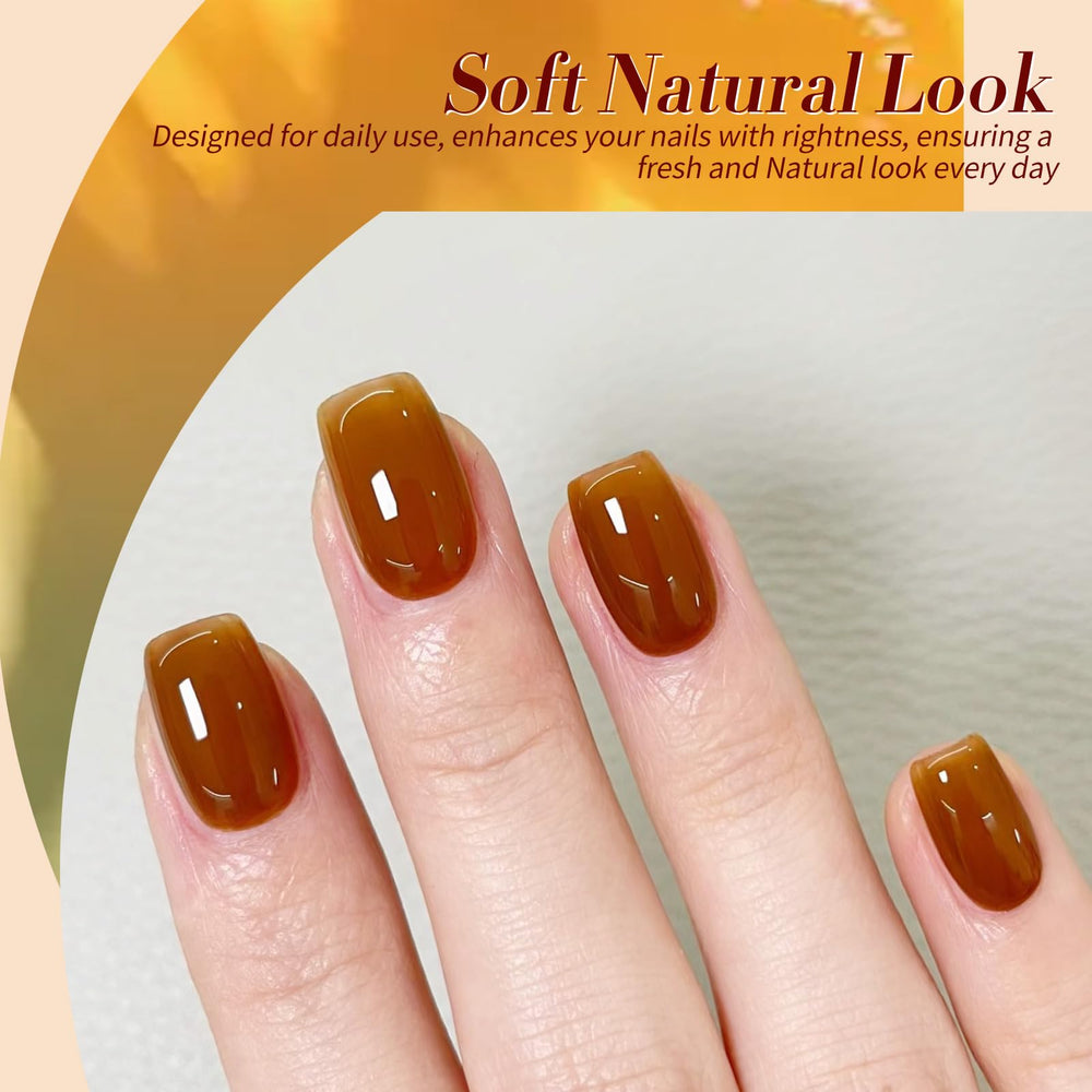 Born Pretty Jelly Gel Verde para una manicura fresca y moderna.