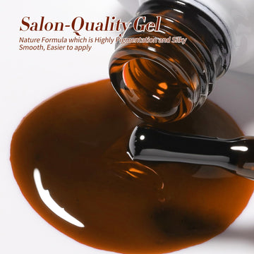 Born Pretty jelly polish 7ml bottle close-up showing high pigmentation and shine.