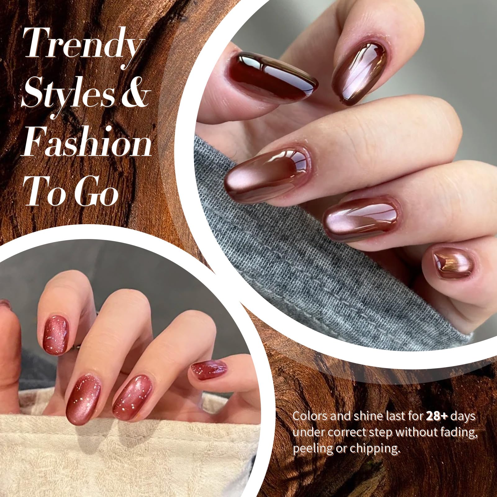 Born Pretty kit 7 ml 6 piezas para manicura en casa.