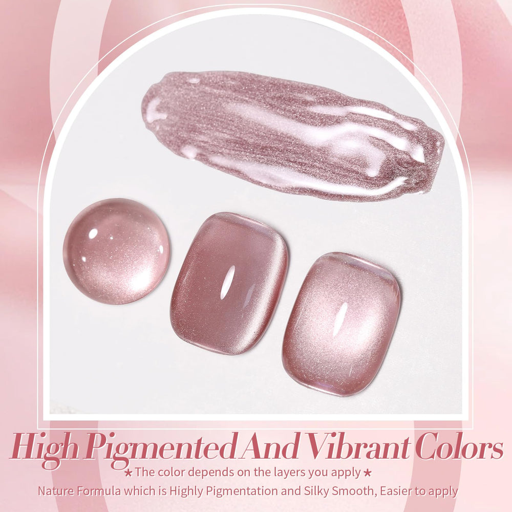 Born Pretty, muestra de color rosa seco para un look elegante