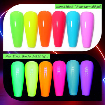 Born Pretty Neon gel: fácil de aplicar y acabado suave.