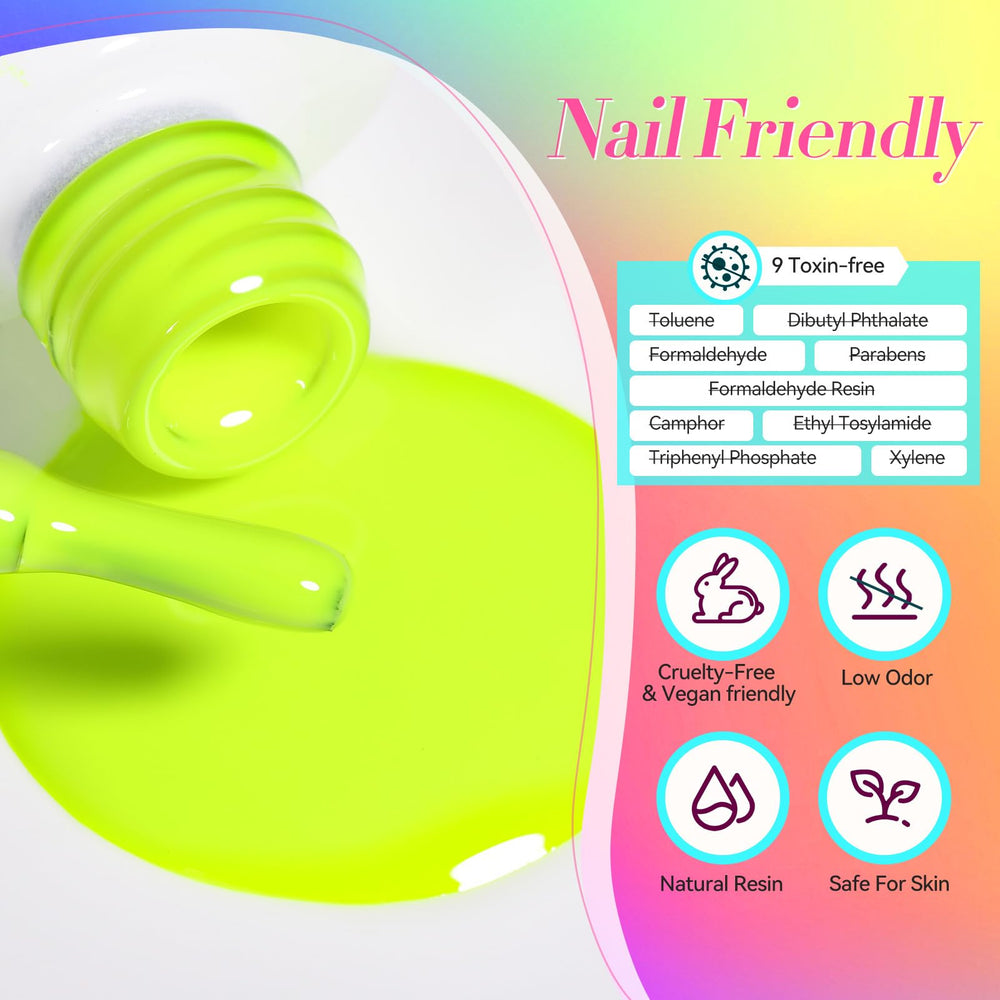 Born Pretty Neon morado gel: tono atrevido para uñas con personalidad.