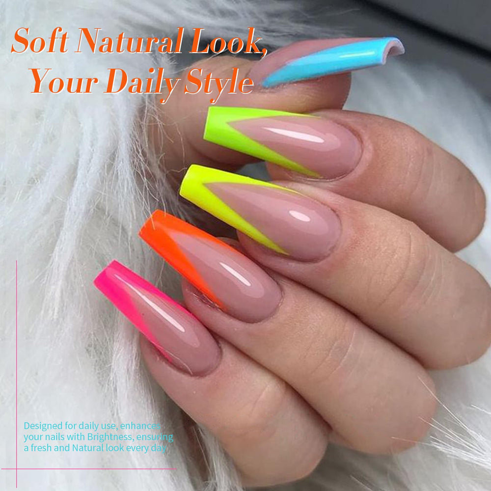 Born Pretty Neon amarillo gel: brillo intenso para uñas que destacan.