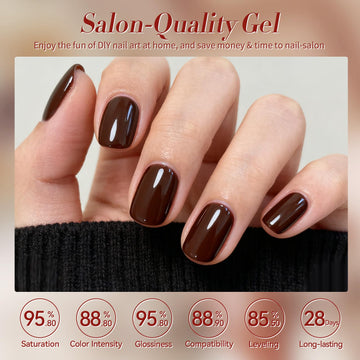 Born Pretty nude gel khaki bottle emphasizes warm nude tones for chic nails.