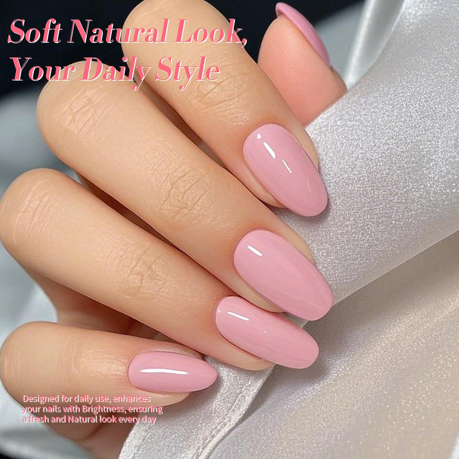 Born Pretty Nude Pink Gel, colores versátiles para looks naturales.