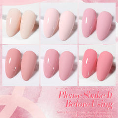 Born Pretty Nude Pink Gel, fórmula suave y bajo olor.
