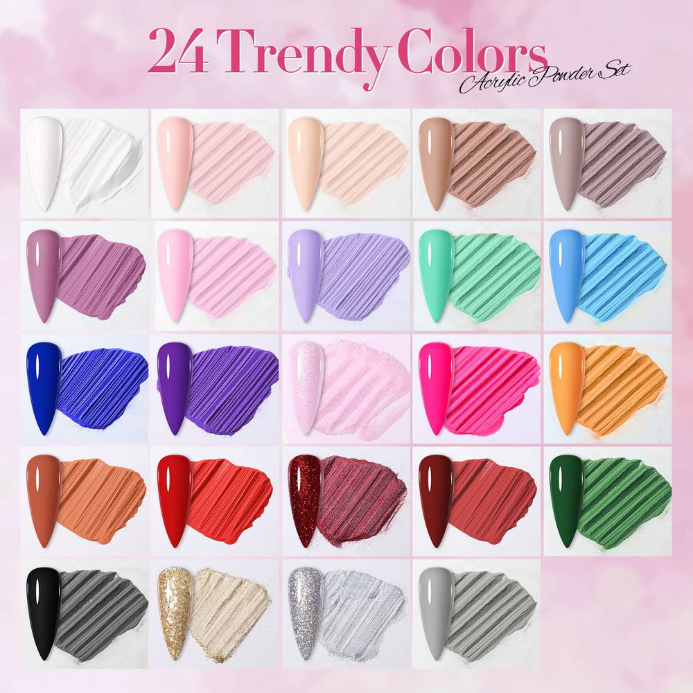 Born Pretty muestras de colores, paleta detallada para elegir tono