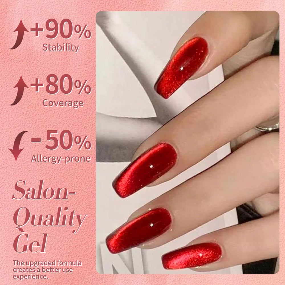 Born Pretty Red Cat disenios magnetico: diseños llamativos