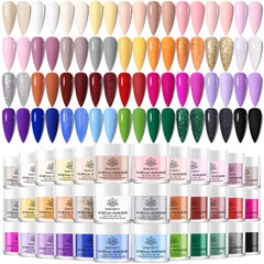 Born Pretty set de polvo acrílico 36 colores para uñas duraderas y versátiles
