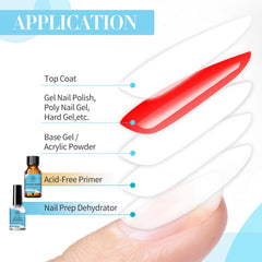 Born Pretty deshidratador uñas: elimina aceites superficiales para adherencia.