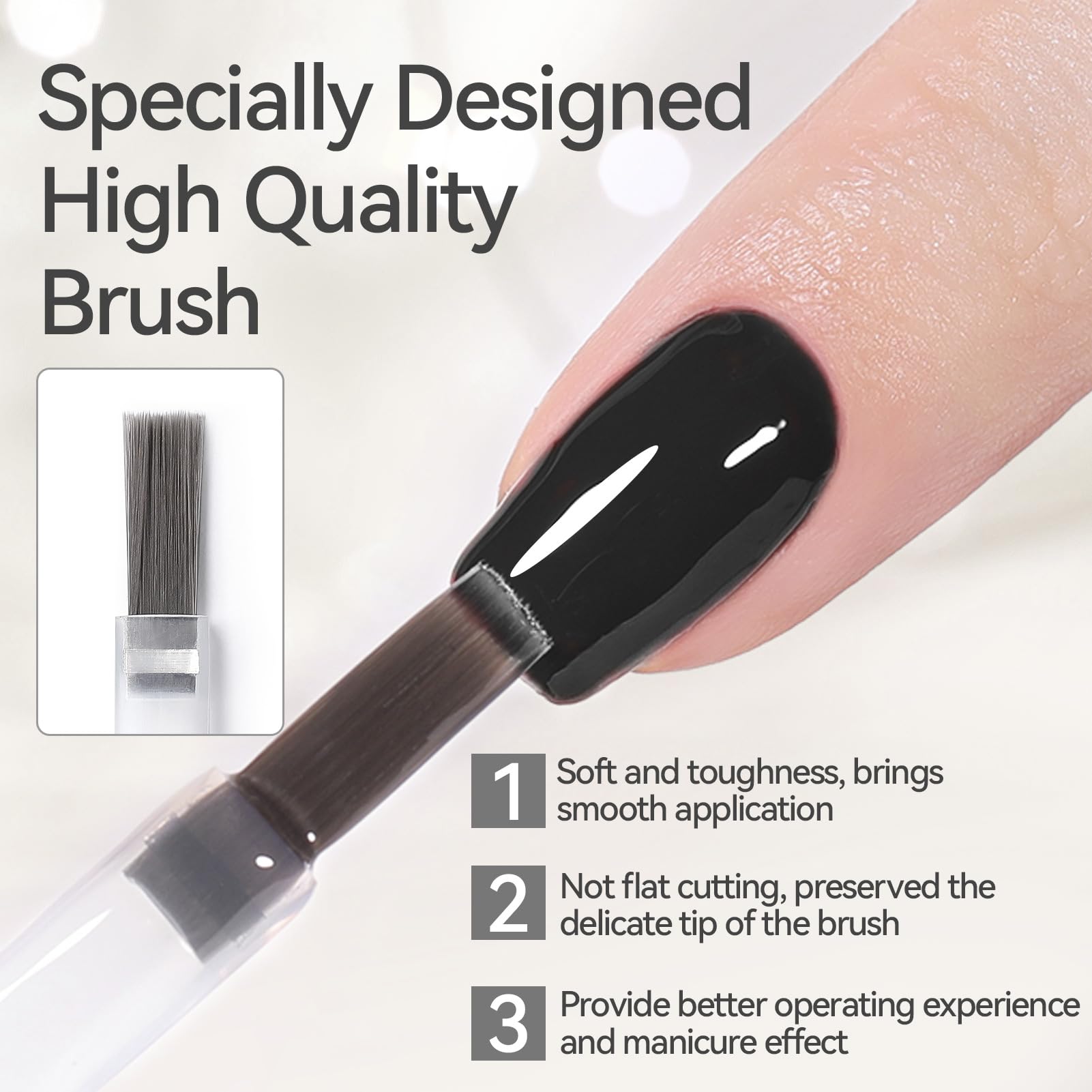 Top Coat resistente a golpes y manchas para uso diario.