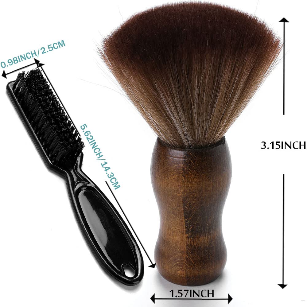 Borogo cepillo limpieza pelo cuello para eliminar pelos sueltos con facilidad.