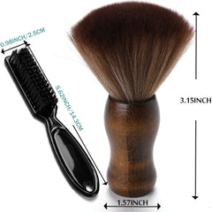 Borogo cepillo limpieza pelo cuello para eliminar pelos sueltos con facilidad.