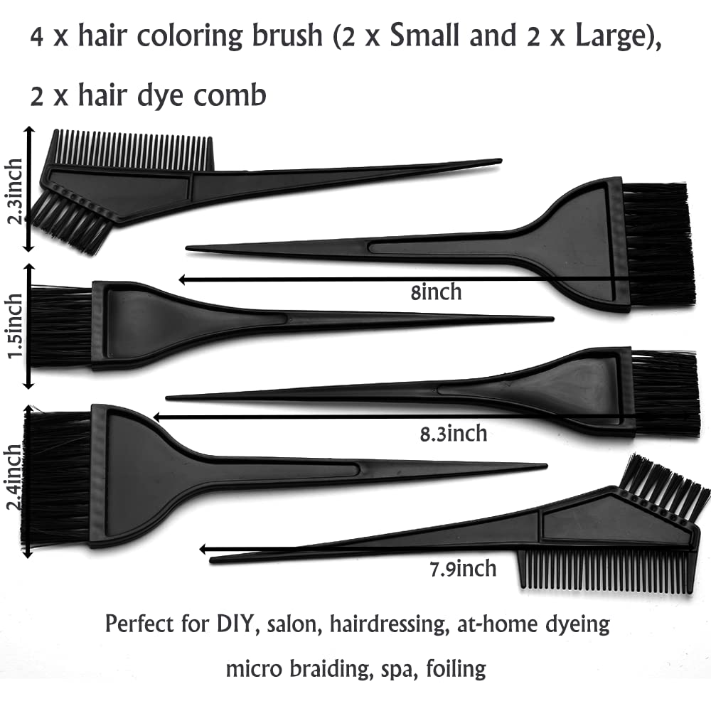 Borogo conjunto coloracion salon capas plasticas para evitar manchas.