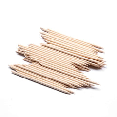 Borogo palitos naranja de 110 mm x 3,5 mm para empuje suave de cutículas