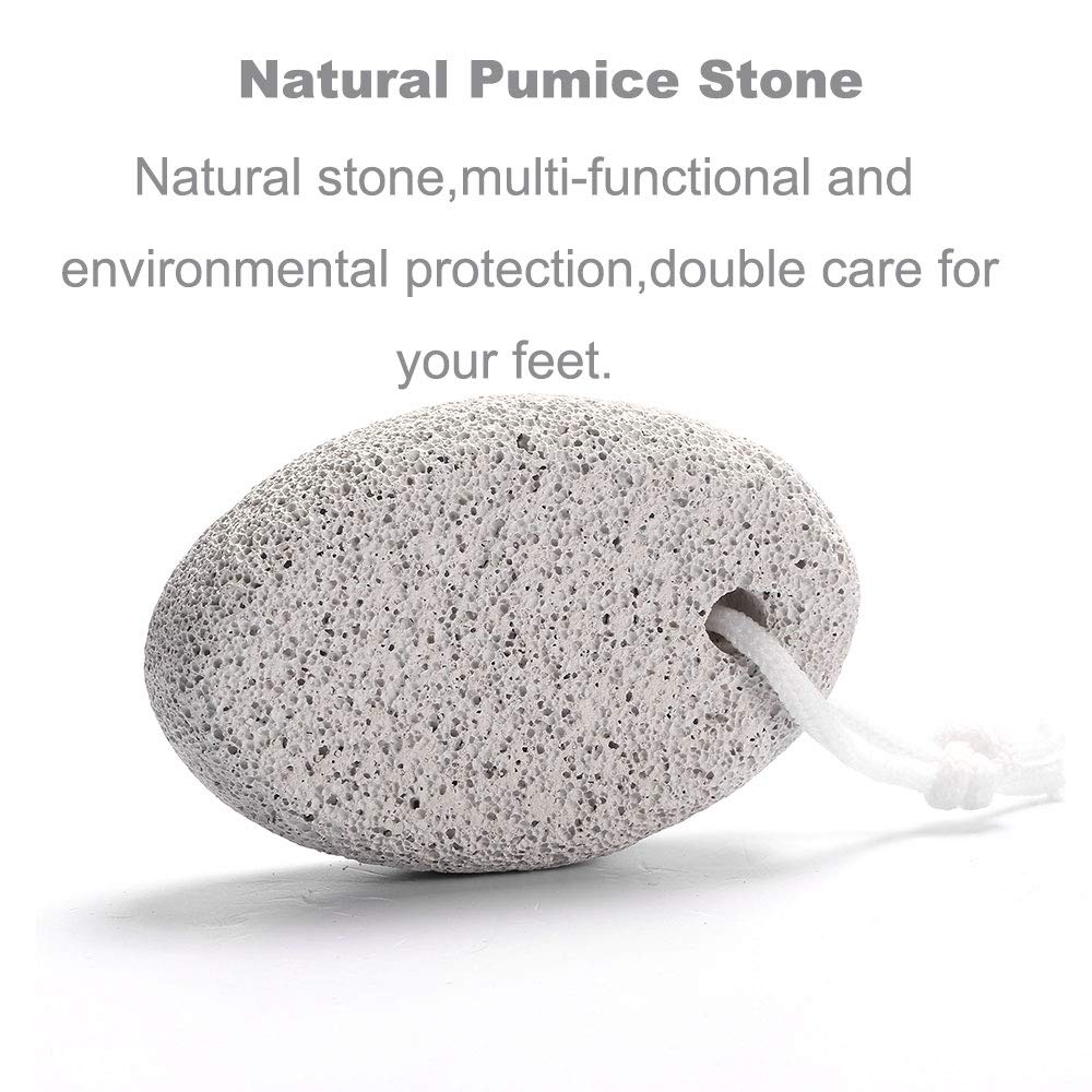 Piedra pómez Borogo para pedicura, exfoliacion eficiente de durezas sin irritar.
