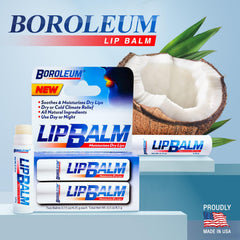 Boroleum Bálsamo Labial sin fragancias, alivio suave para nariz sensible