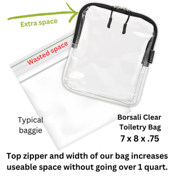 Interior claro de la bolsa BORSALI muestra contenido sin buscar.