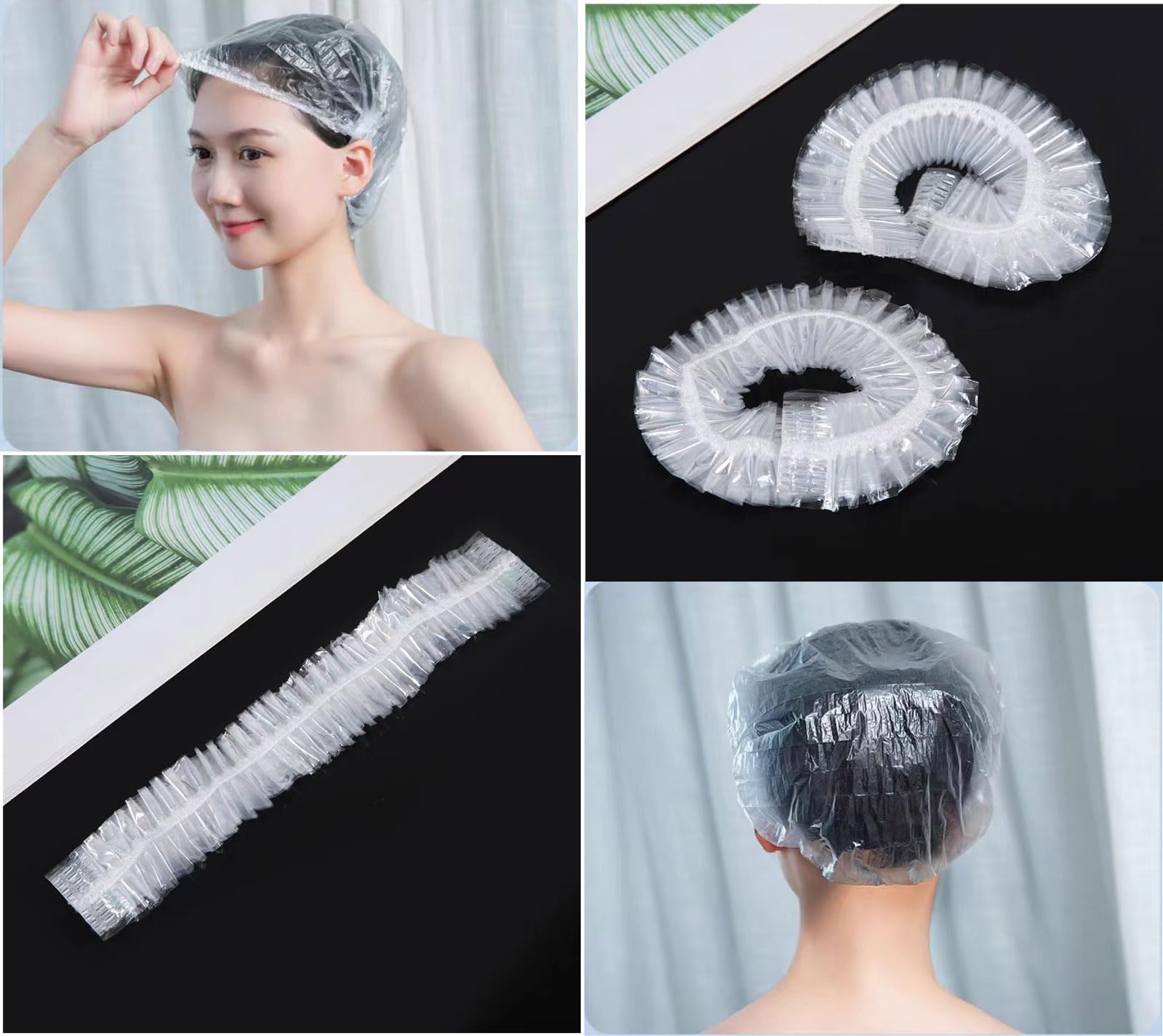 Gorro de ducha desechable Borsicge para hombres, ajuste cómodo.