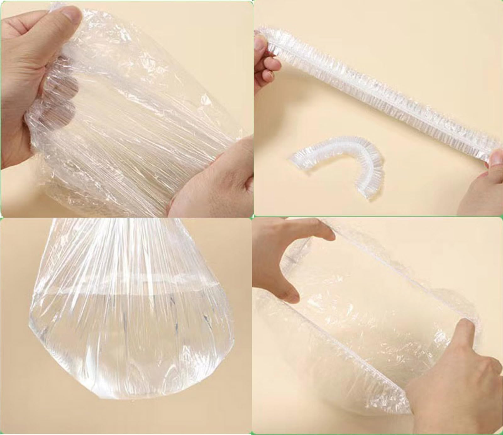 Gorro de ducha desechable Borsicge para niños, suave y seguro.