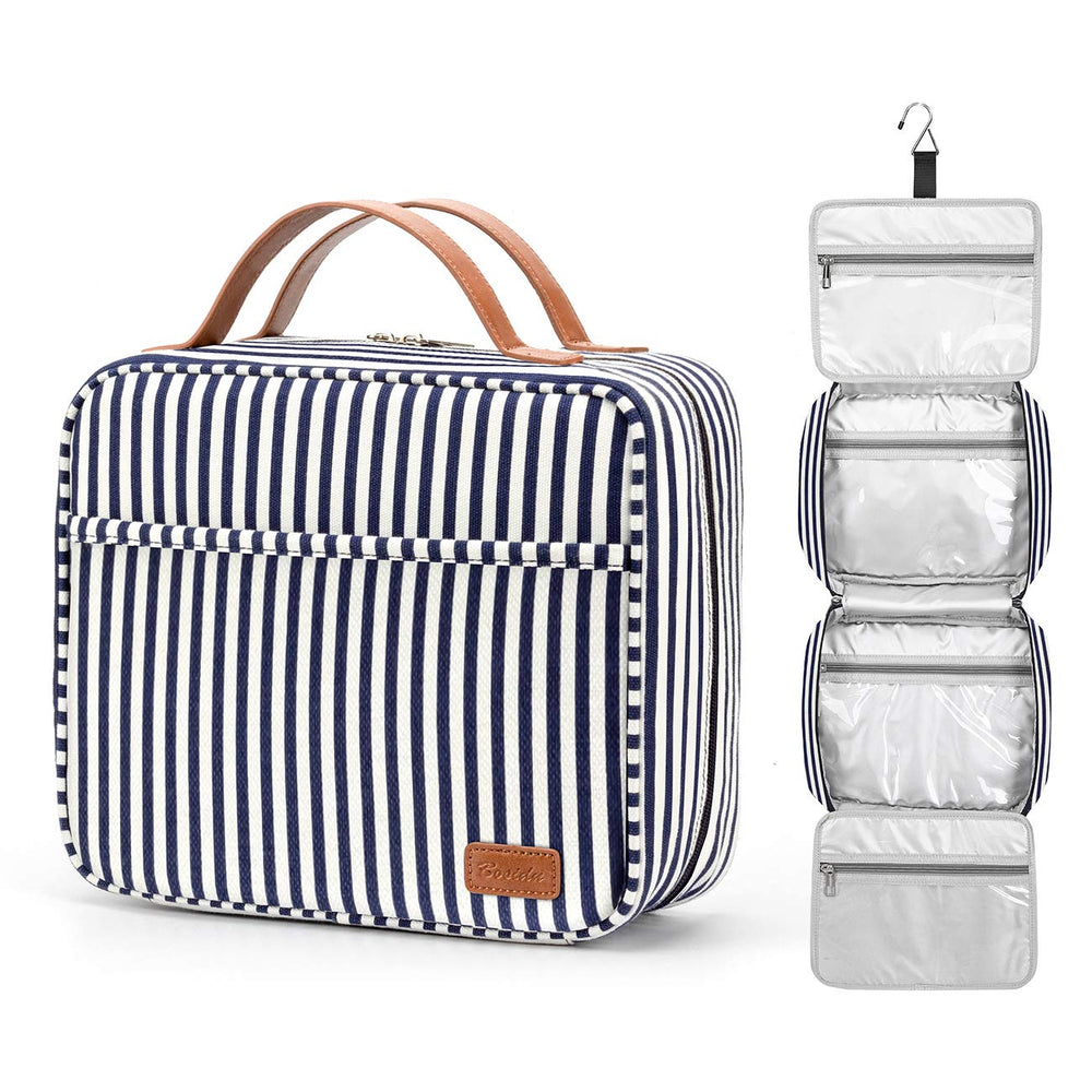 Bosidu bolsa de aseo colgante, gran capacidad para viajar y organizar cosméticos