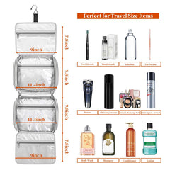 Gancho resistente para colgar en baño, clóset o maleta durante viajes.