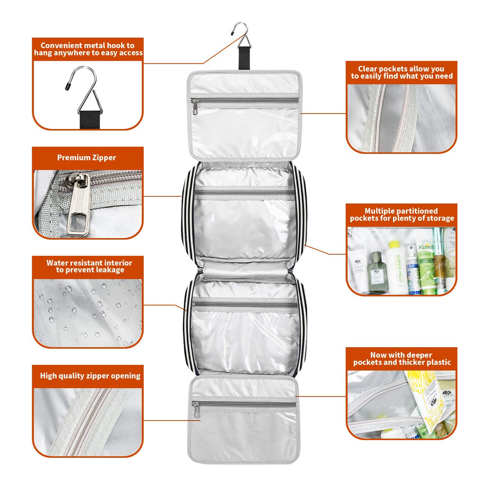 Bosidu neceser viaje material PU cuero ofrece durabilidad y aspecto premium