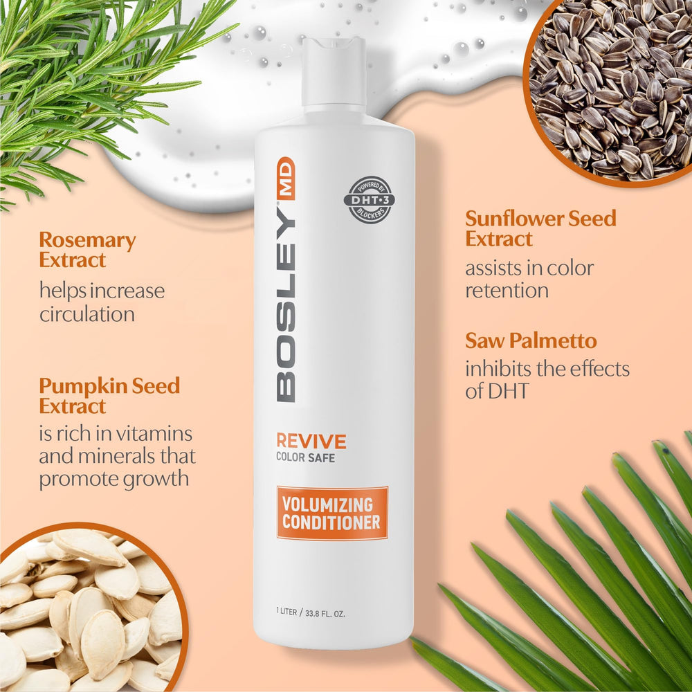 BosRevive de BosleyMD, cabello delgado con mayor volumen visible.