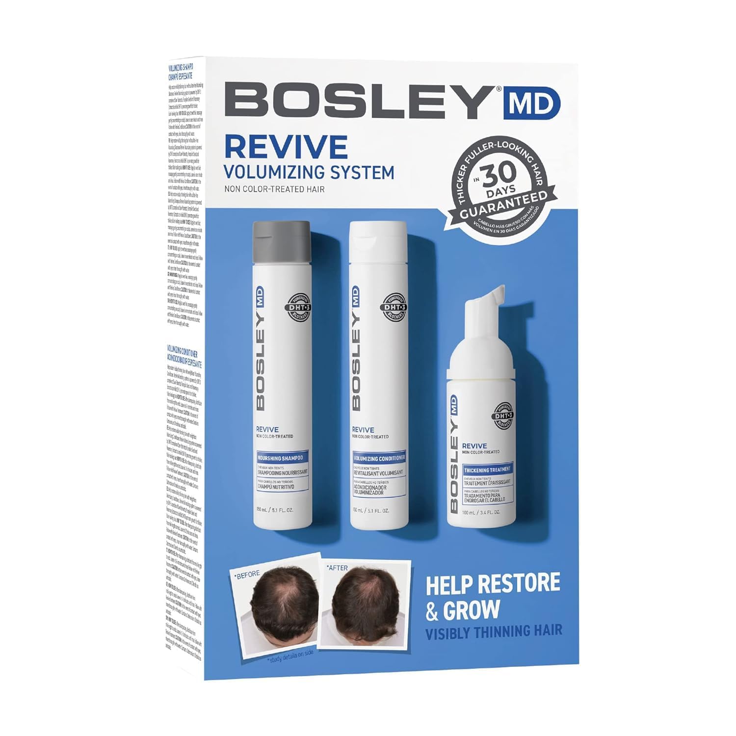BosleyMD BOSRevive shampoo nourrissant pour cheveux plus forts et propres