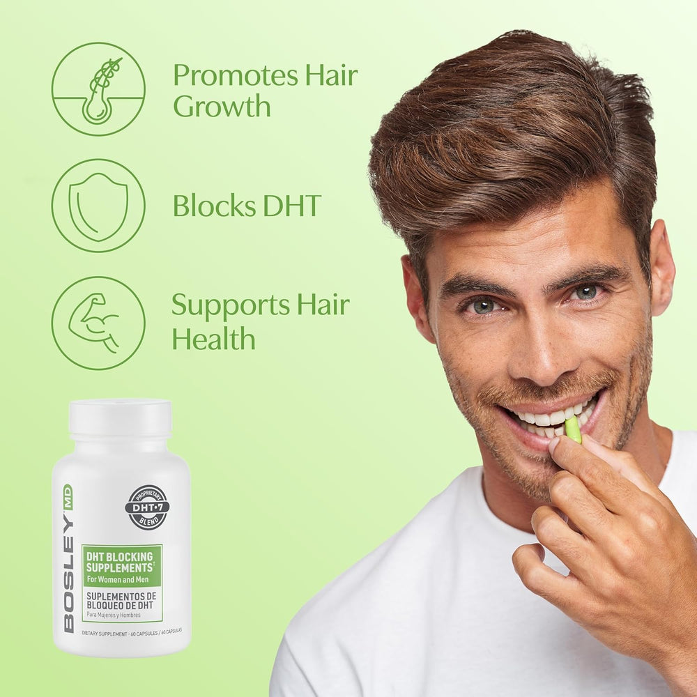BosleyMD DHT7 ingredientes clave para cuidado capilar
