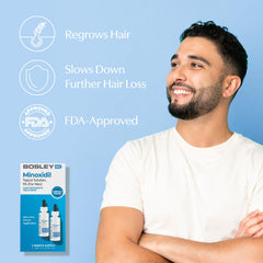 bosleymd etiqueta clara con dosis de minoxidil 5%