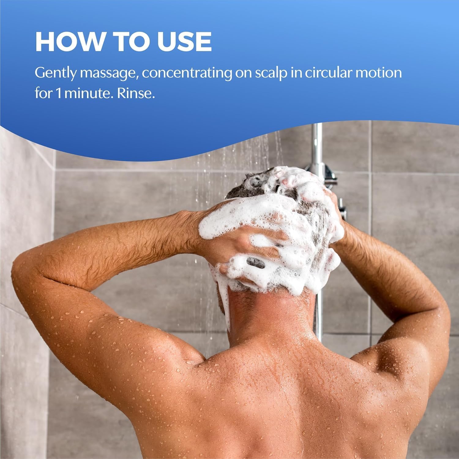 BosRevive Nourishing Shampoo scalp massage demonstrates cleansing and circulation support.
