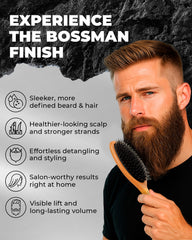 Bossman diseño ergonomico de bambu, ligero y sostenible.