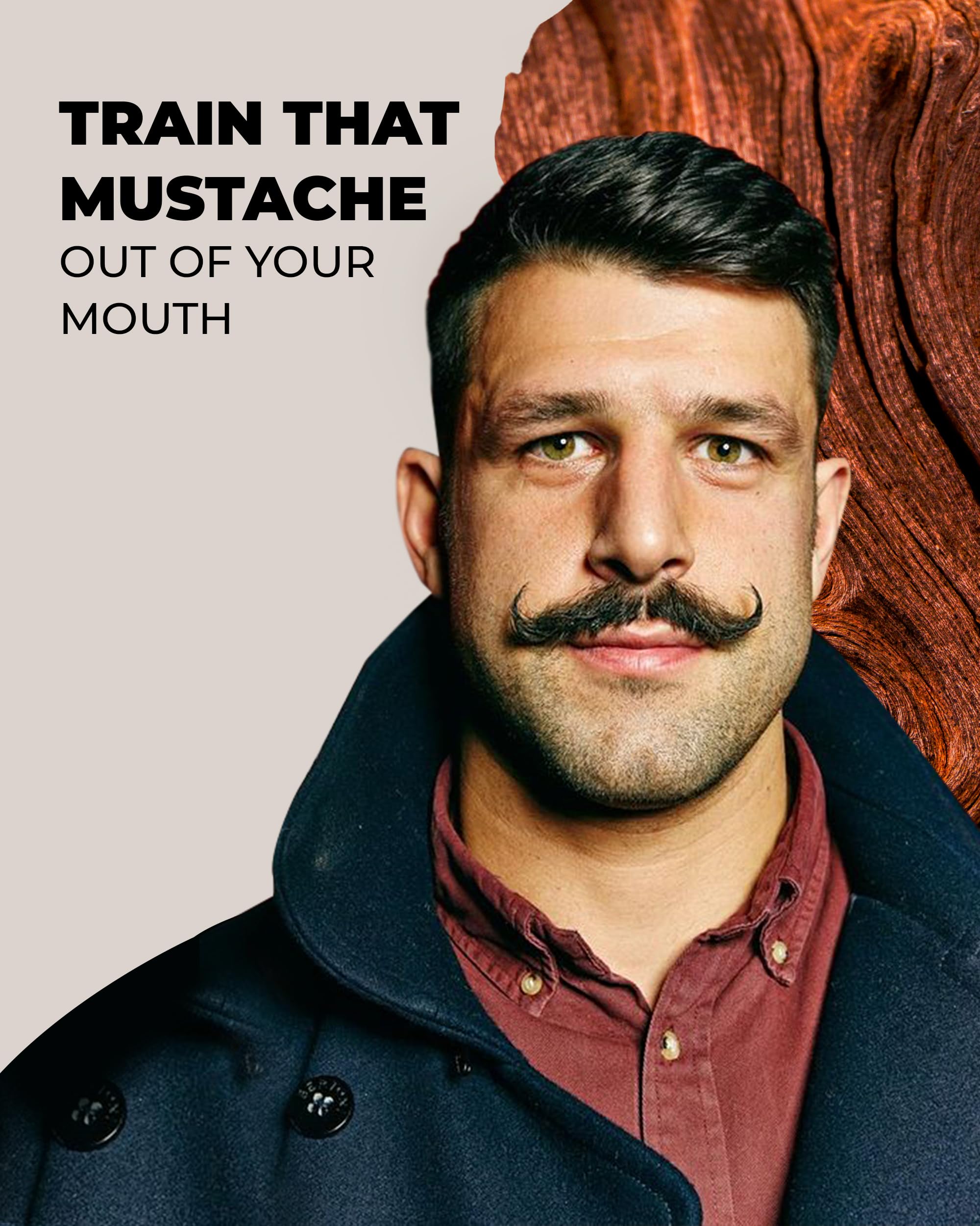 Bossman MUDstache sin aroma ni color para uso diario y versátil.