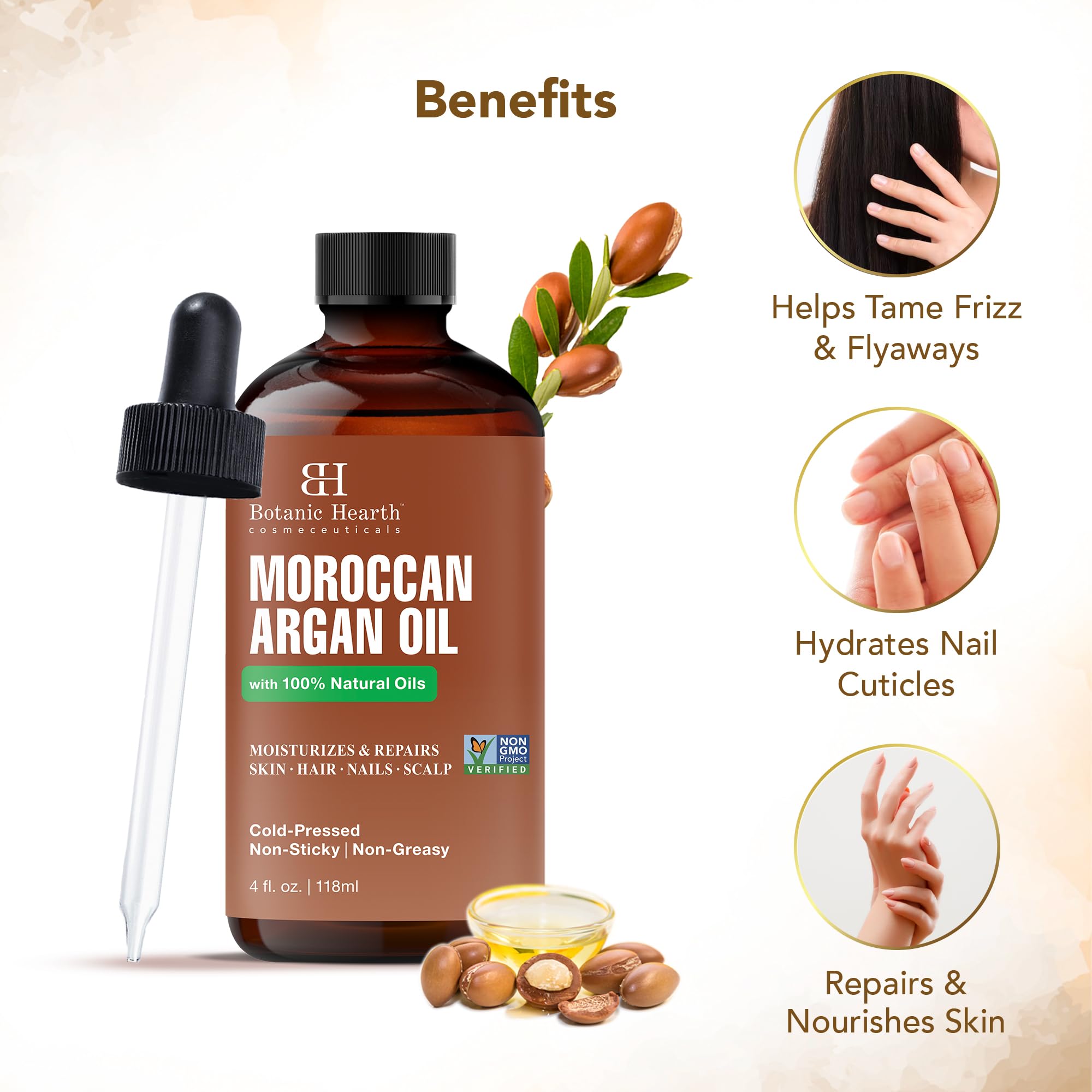 Botanic Hearth control del encrespamiento en cabello rizado