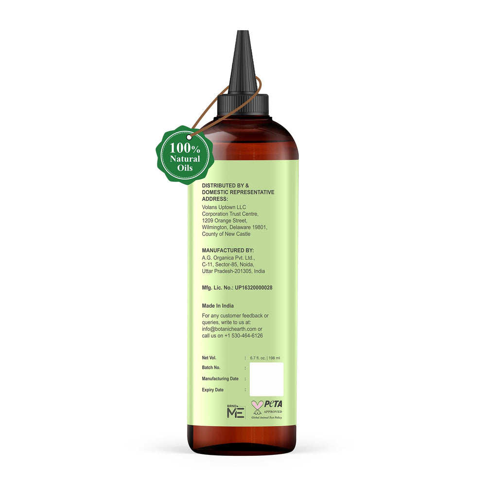 Botanic Hearth Aceite para cabello con peine, reduce nudos y encrespamiento al peinar.