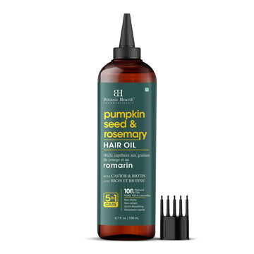 Botanic Hearth botella de aceite para cabello, tratamiento capilar diario.