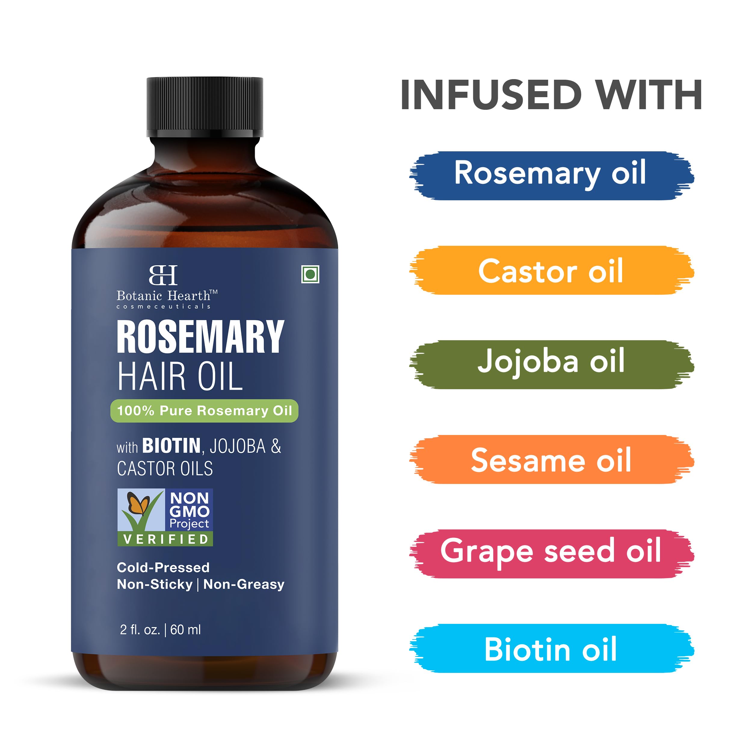 Botanic Hearth aceite ligero para cabello sin sensación grasa